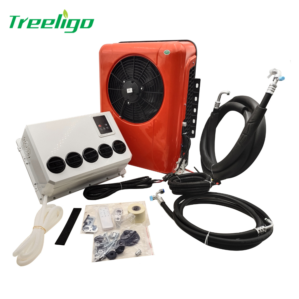 12V Portable Electric Truck Air Conditioner, 200W Underdash