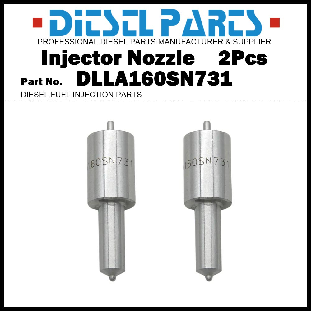 2Pcs Diesel Fuel Injector Nozzle 1050157310 DLLA160SN731 for