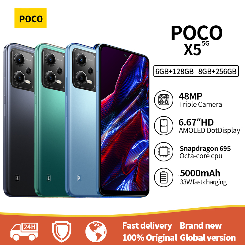 Poco X5 5g Smartphone 6gb128gb 8gb256gb Nfc Snapdragon 695 667 120hz Amoled Dotdisplay 5524
