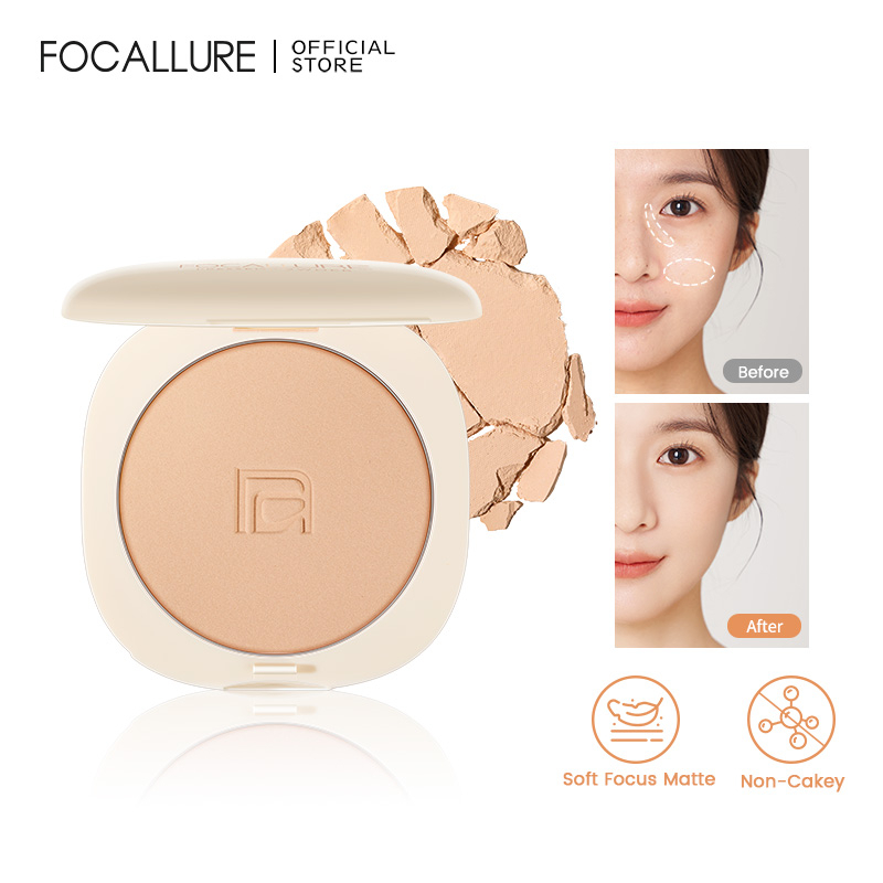 FOCALLURE Oil-control Matte Powder Blur Lipophilic Hydrophobic Natural ...