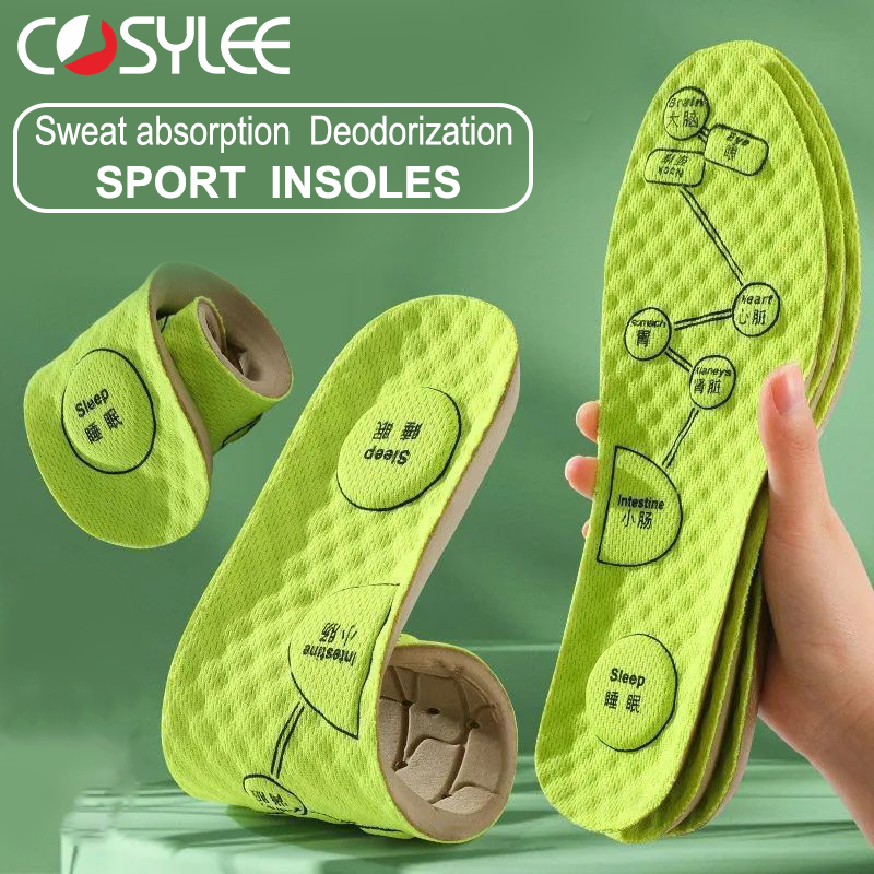Foot Acupressure Insoles For Shoes Sole Sweat absorbing Deodorant ...