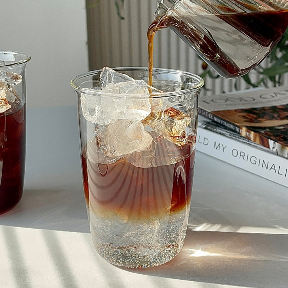 Coffee Shop Glass Cup Transparent Goodlooking High Borosilicate