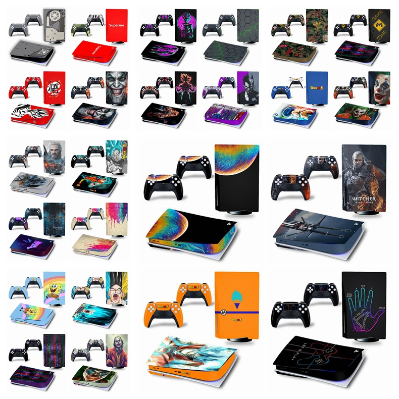 Playstation 5 Console Skin and PS5 Controller Skins Set, PS5 Skin Wrap ...