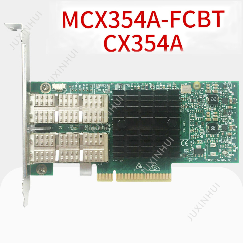 Lot De 5 Supports Bas Profil (Low Profile) Pour Cartes Réseau Mellanox ConnectX-3 (MCX354A, MHQH29B...)