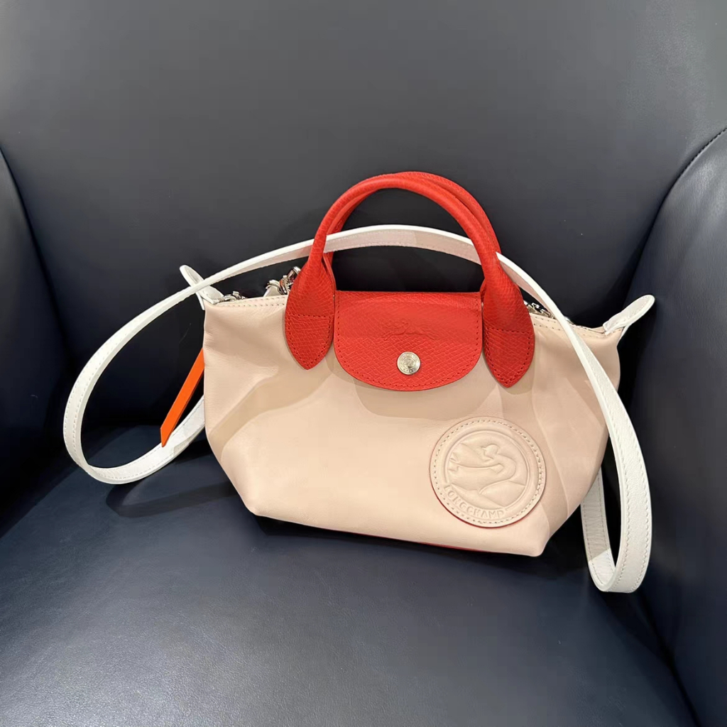 Longchamp lamb leather discount bag