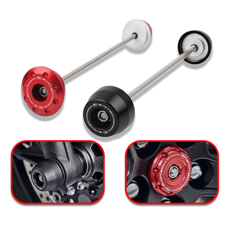 Motorcycle Front Rear Wheel Axle Sliders Falling Protection For Honda