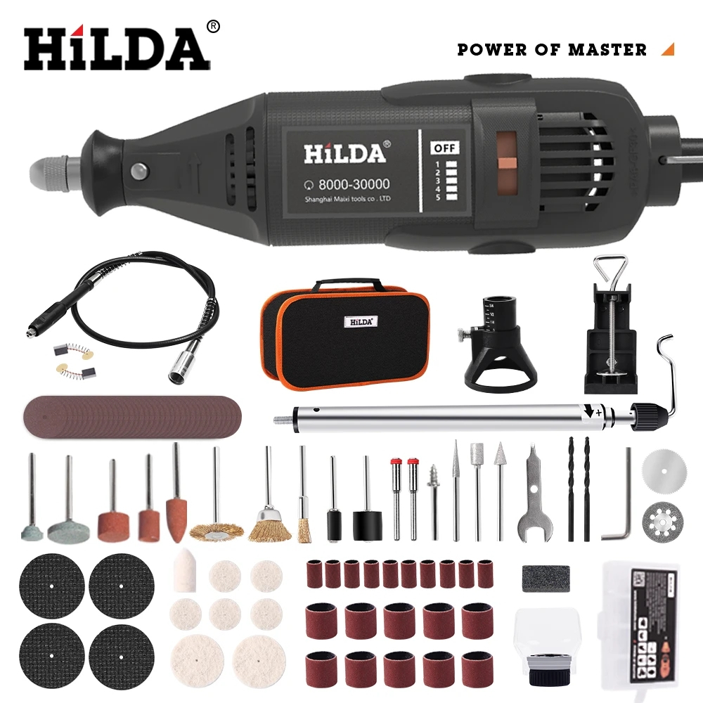 HILDA Rotary Tool Electric Drill Grinder Engraver Pen Grinder Mini ...