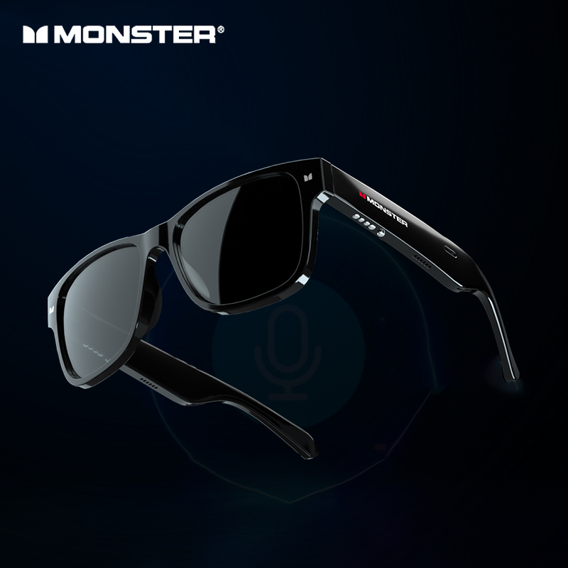 Monster S01 Smart Glasses Wireless Bluetooth Polarized Sunglasses HD ...