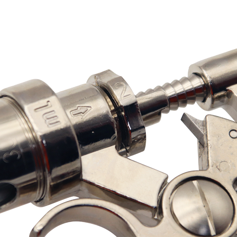 10ml 20 ml 30ml 50ml Metal Veterinary Vaccine Injector Gun Auto Syringe ...