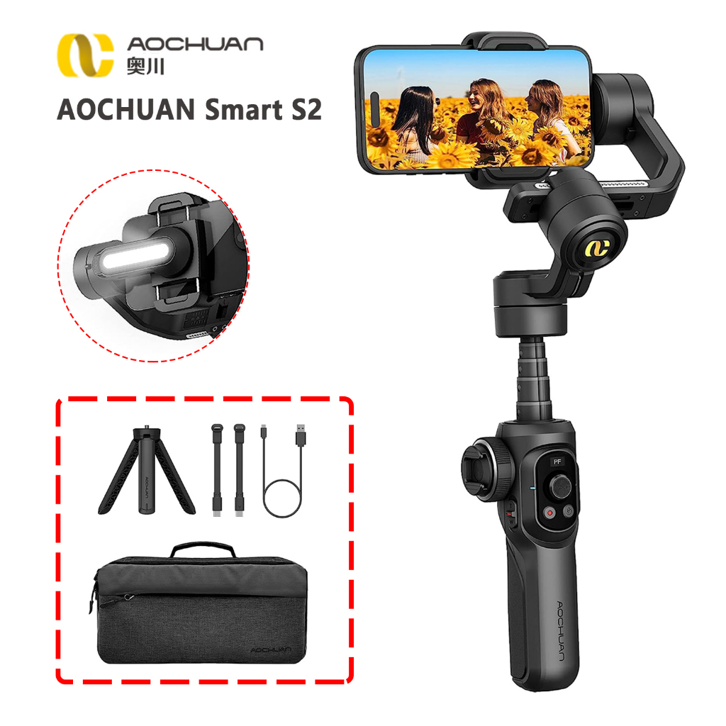 Aochuan Smart S Gimbal Stabilizer For Smartphone Professional Industry