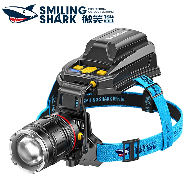 Smiling Shark Td1127 Led Headlamp M77 Super Bright Headlight 4500Lm 3 ...
