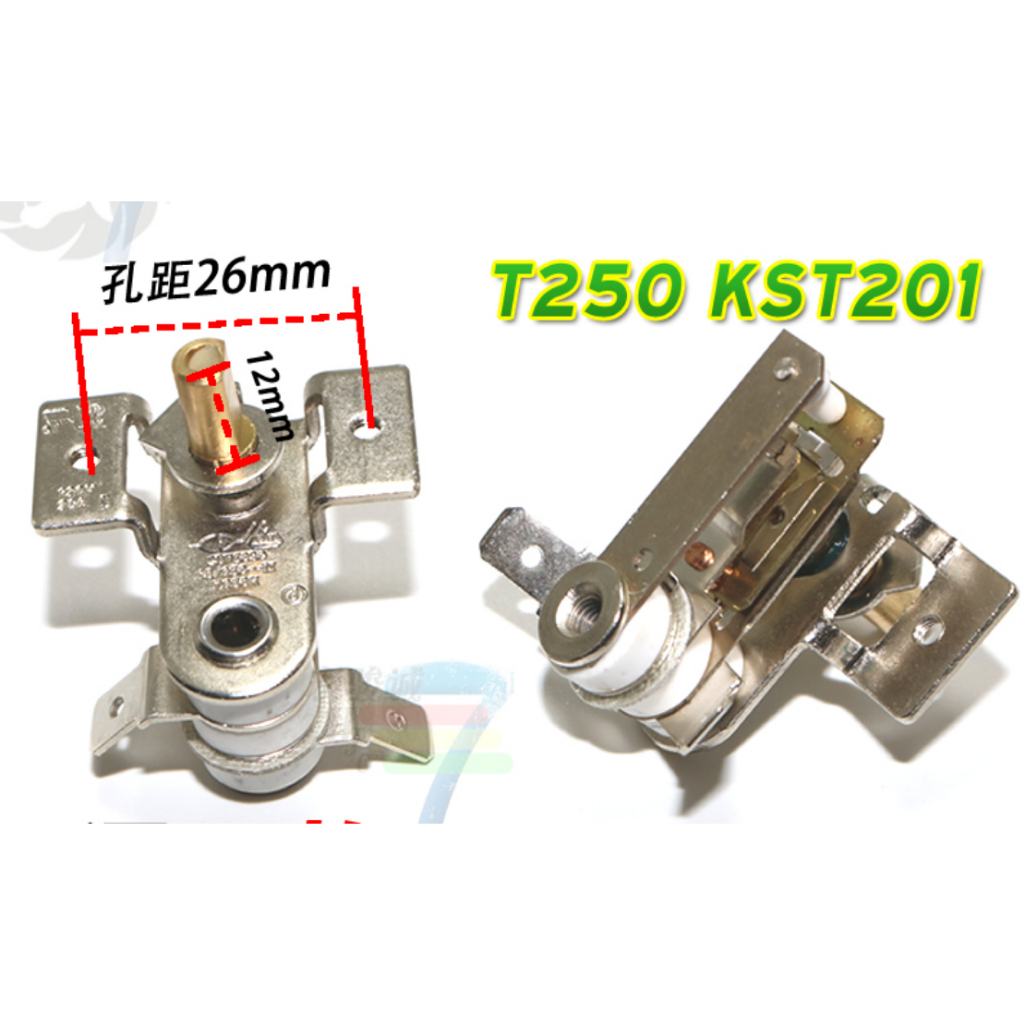 1pc Electric oven thermostat KST220 T250 100-250 degrees M4 screw hole  #V3X0 CH