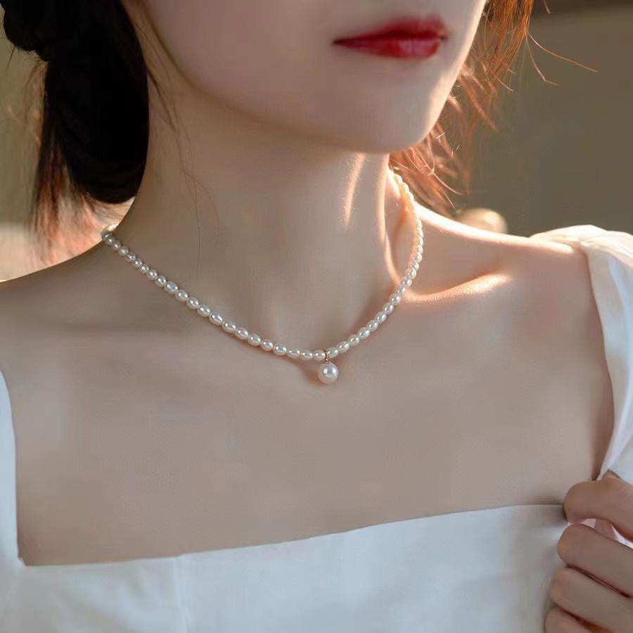 Pearl necklace deals shopee