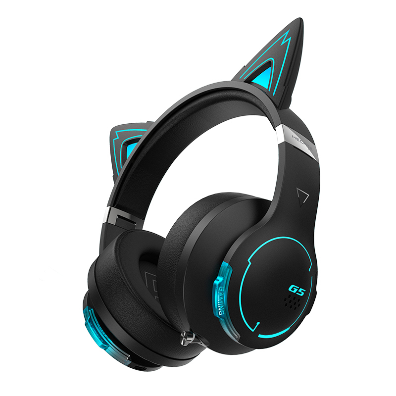 EDIFIER HECATE G5BT Cute Cat Version Bluetooth Gaming Headset Luminous ...