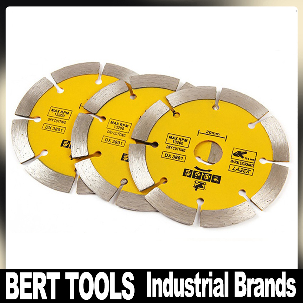 BERT Diamond Cutting Disc Cut Off Discs Wheel Blade Mandrel 4 Inch
