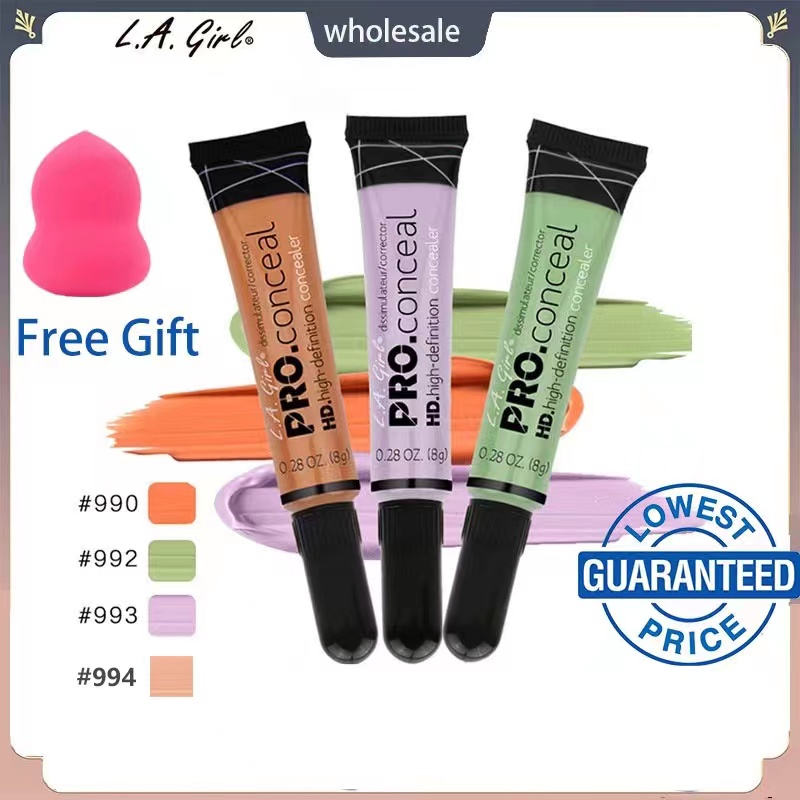 In stock la girl color corrector concealer 24h lasting Waterproof la