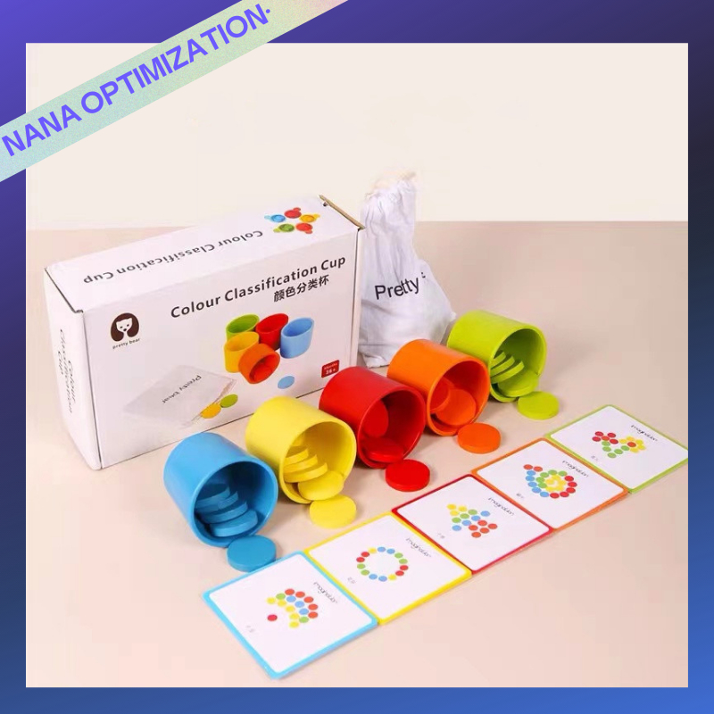 Montessori Montessori teaching aids baby color recognition ...