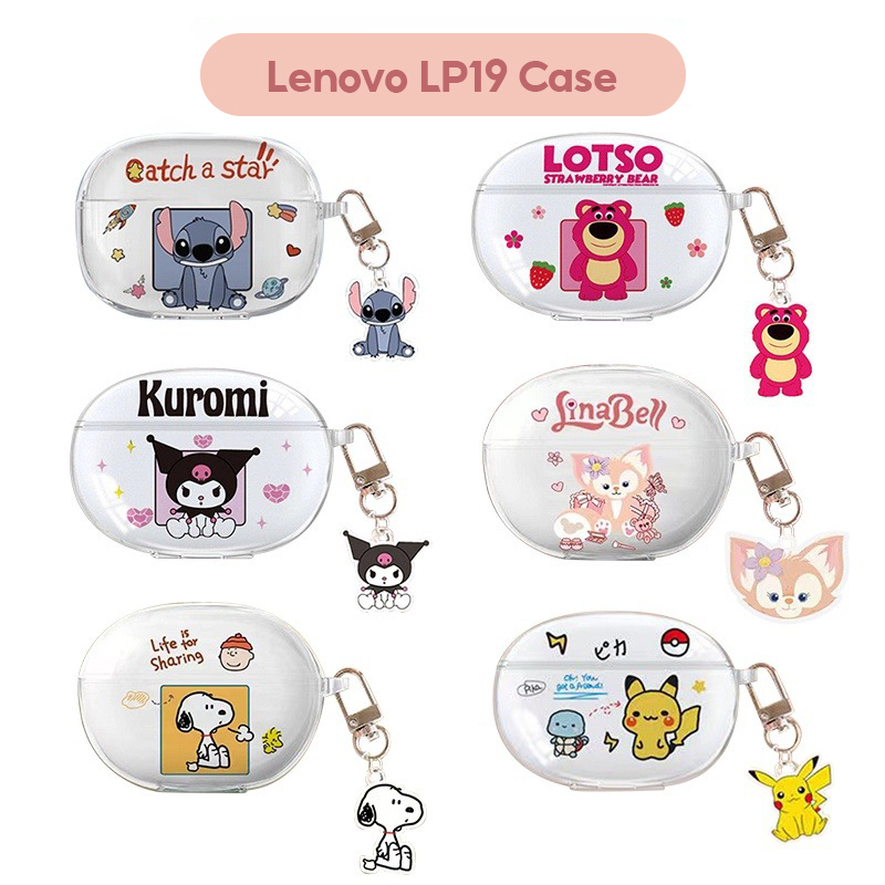 Lenovo LP19 Transparent Protective Case Wireless Bluetooth Earphone ...