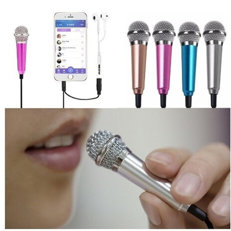 1pcs Mini 3.5mm Plug Portable Microphone for Phone Computers | Shopee ...
