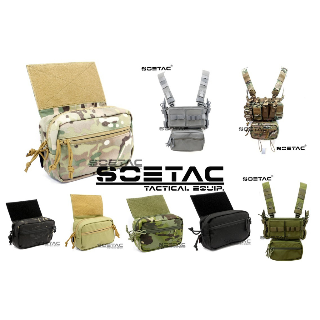 SOETAC MK3 Outdoor Tactical Vest Bag Nylon Chest Rig Magazine Pouch ...