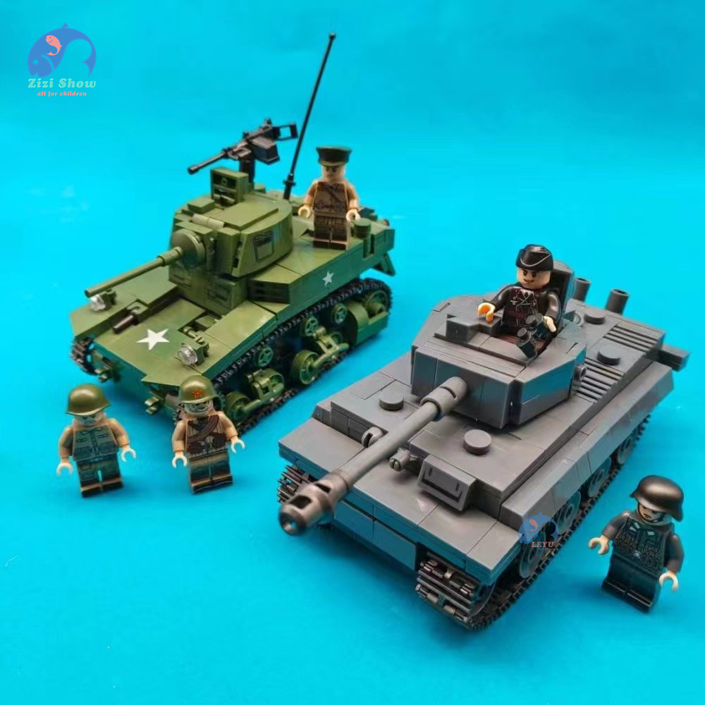 WW2 Tank Model Building Block Toy COBI Bricks Assembly German Tiger