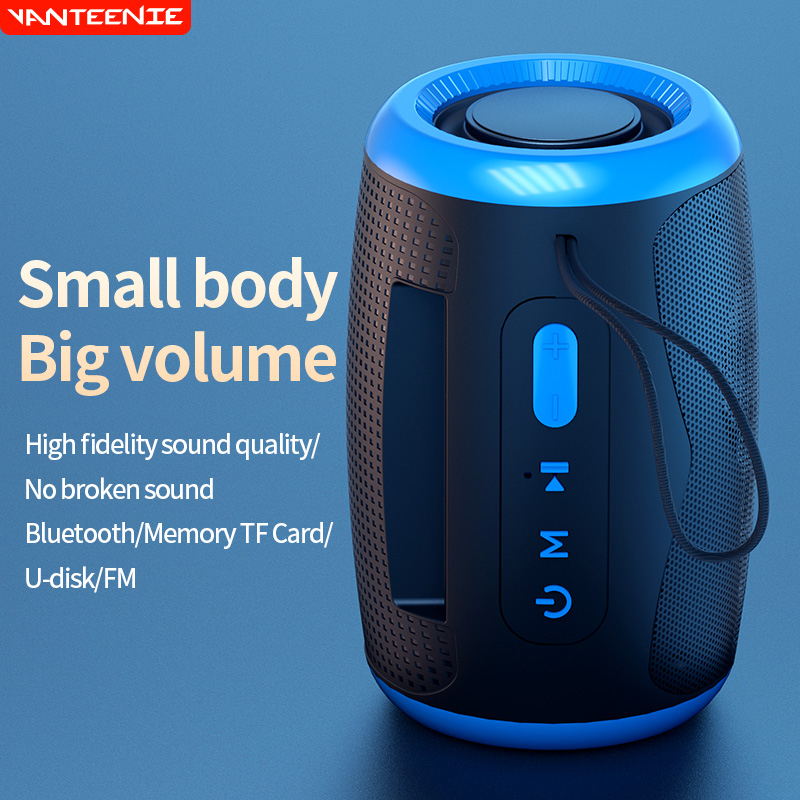 VANTEENIE】Wireless Speaker Bluetooth Speaker Bass Portable