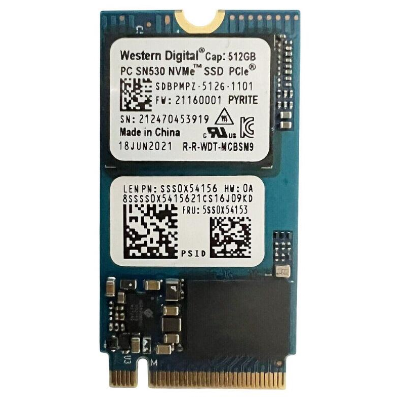 Western Digita WD PC SN530 M.2 2242 PCIe NVMe SSD Solid State Drive ...