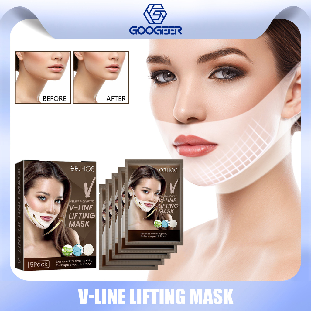 Eelhoe V Line Facial Lifting Mask Double Chin Puffy Reduce Bandage Wrinkle Remover Firming