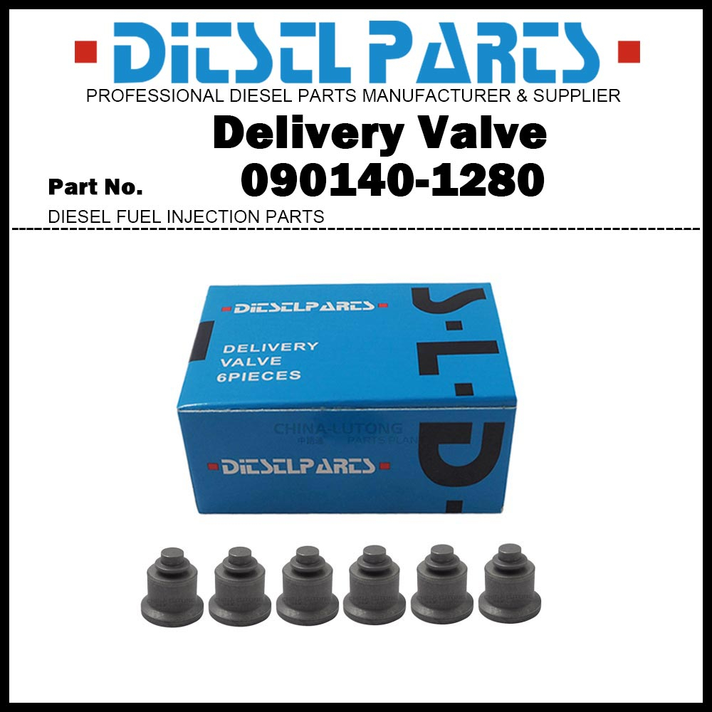 6Pcs Injection Pump Pressure Valve Delivery Valve 0901401280 22103