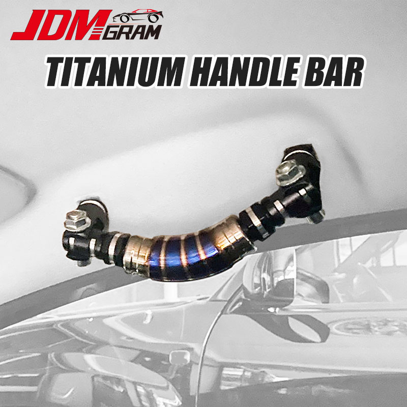 JDMGRAM Titanium Car Roof Handle Bar Grid 1PC Universal Auto 45 ...