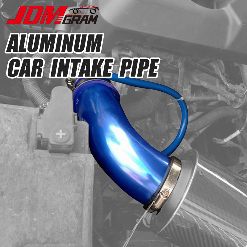 Aluminium Car Intake Pipe 1PCS 75mm Universal Auto Cold Air Filter Tube