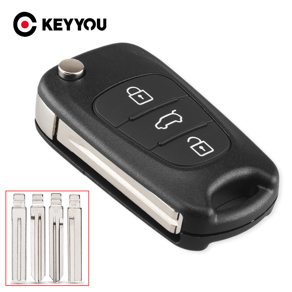 Wholesale Flip Remote Car Key Shell 2/3 Button For Hyundai I20 I30 IX35 ...