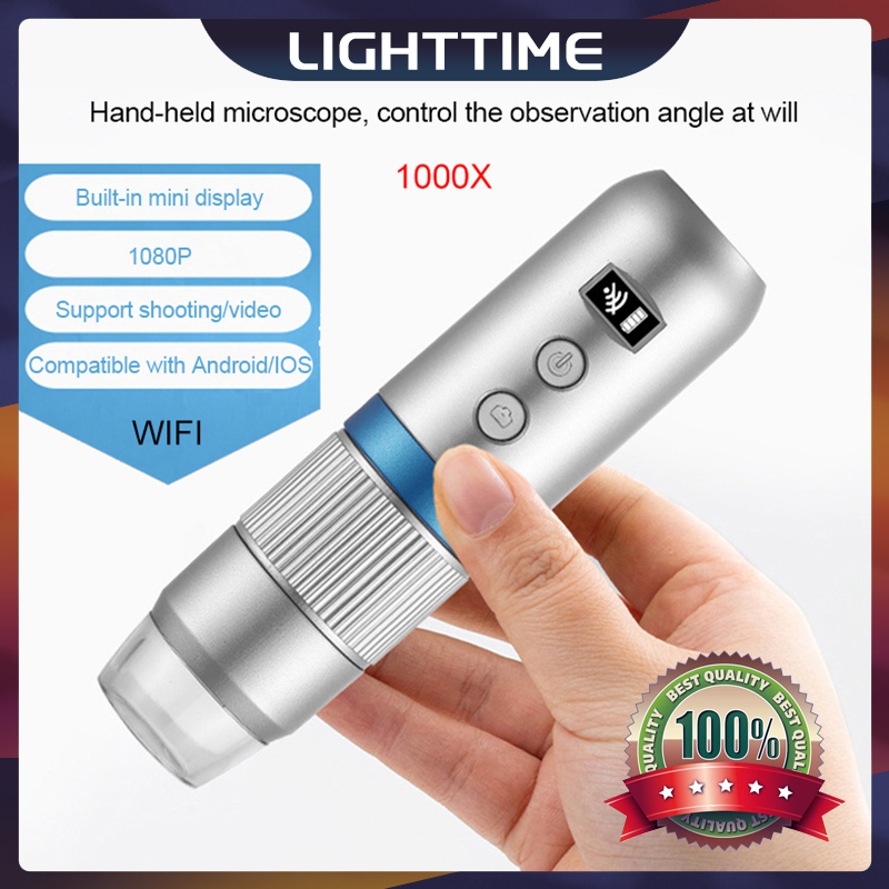 1000X WiFi Microscope Portable Electron Stereo Wireless HD Video ...