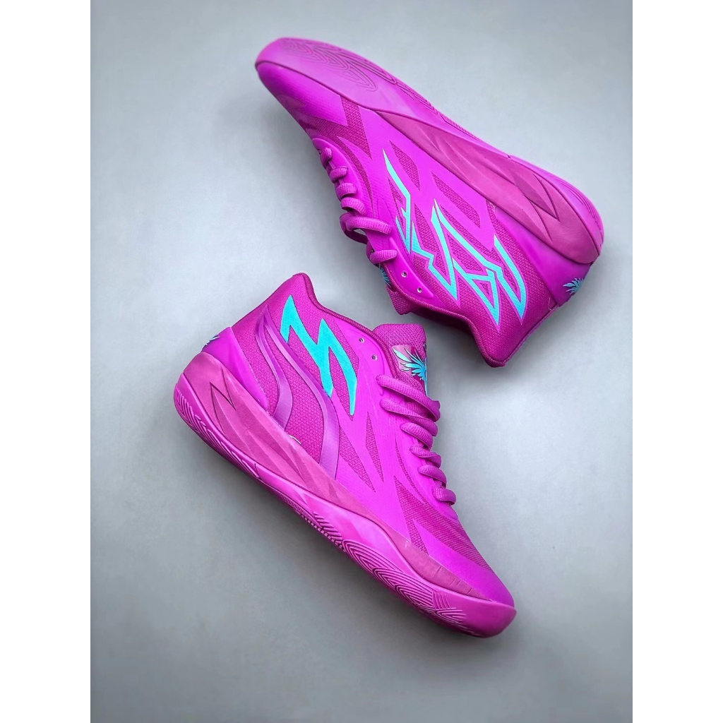 Puma MB.02 Shock Absorbing and Anti slip Mid Top Practical Basketball ...