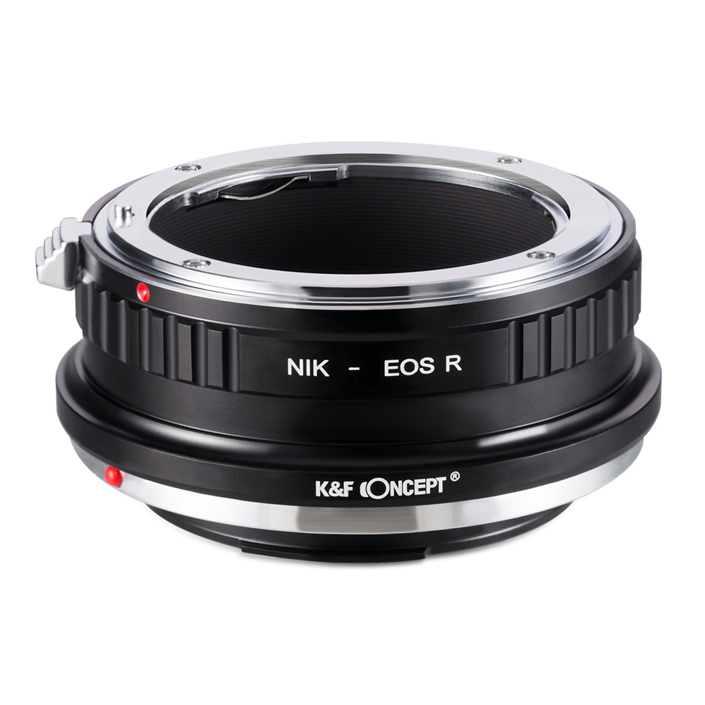 K&F Concept Adapter for Nikon F Mount Lens to Canon EOS R Camera R5 R6 ...