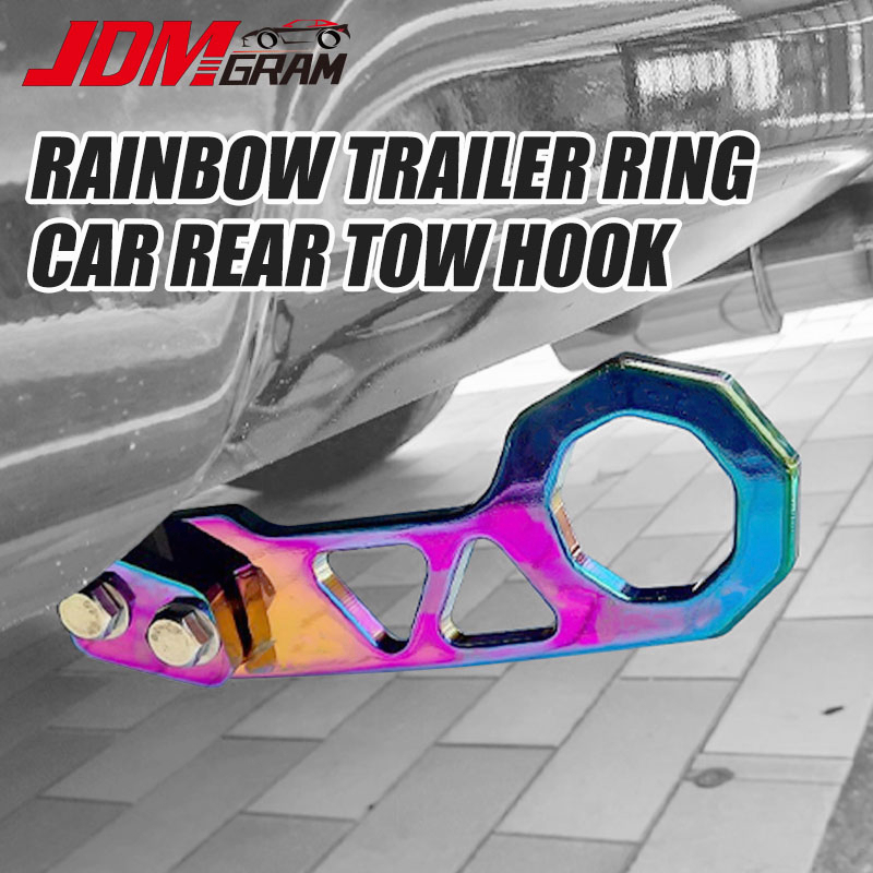 JDMGRAM Titanium Car Rear Tow Hook Universal For Toyota Nissan Japanese ...