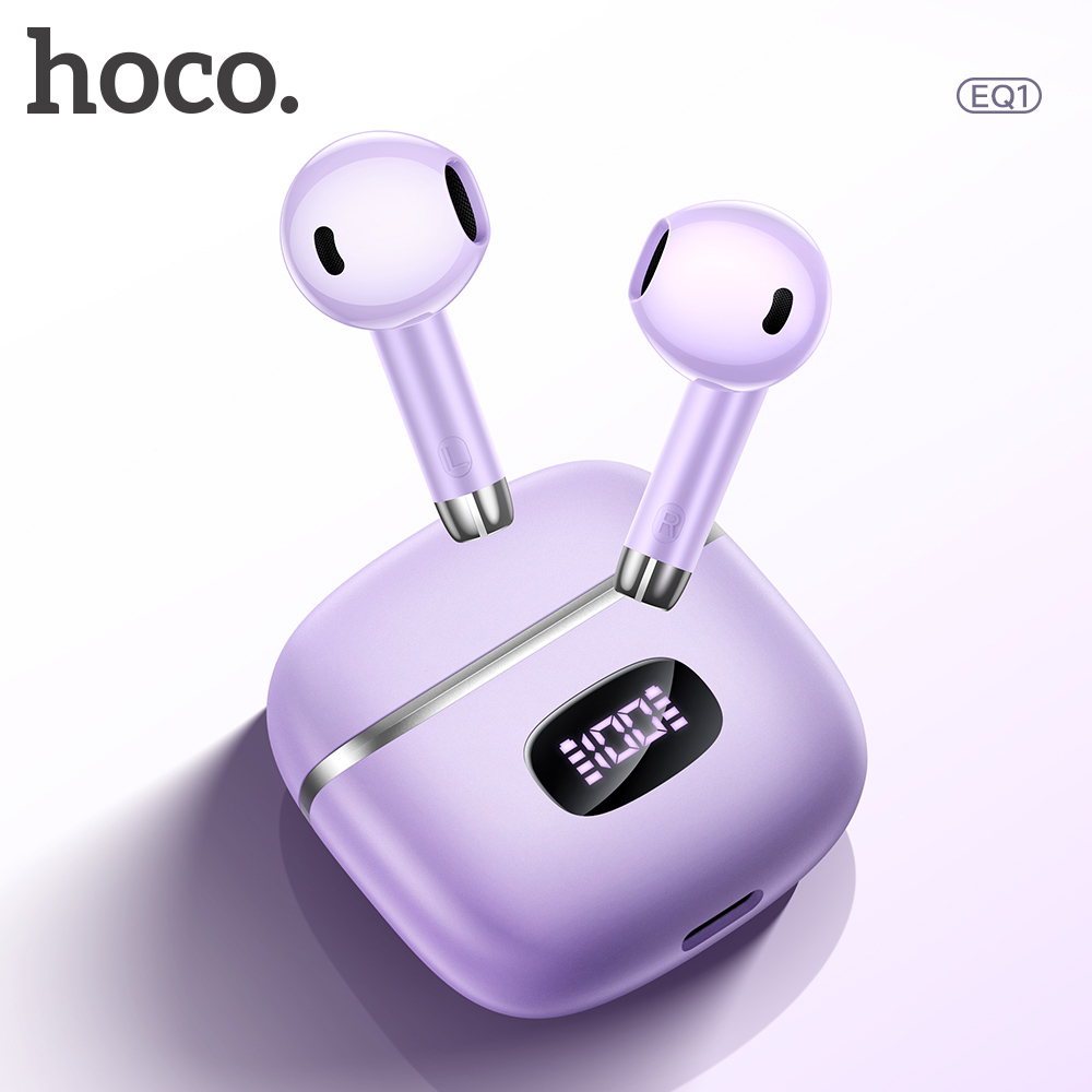HOCO EQ1 TWS Wireless Bluetooth Earphone Bluetooth 5.3 Touch Control ...