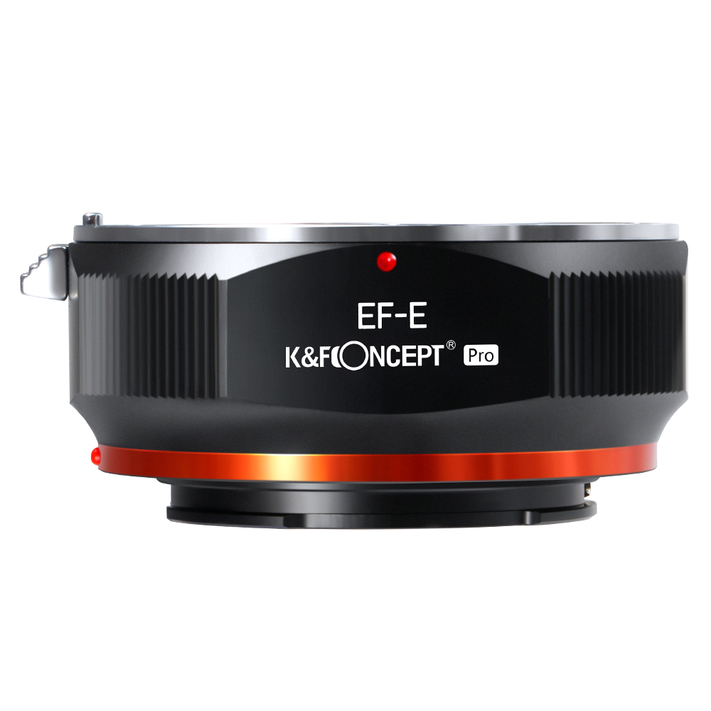 K&F Concept Lens Adapter – Canon EF/EF-S Mount Lens To Sony E-Mount NEX Camera, Snap-On, 1 Year Warranty