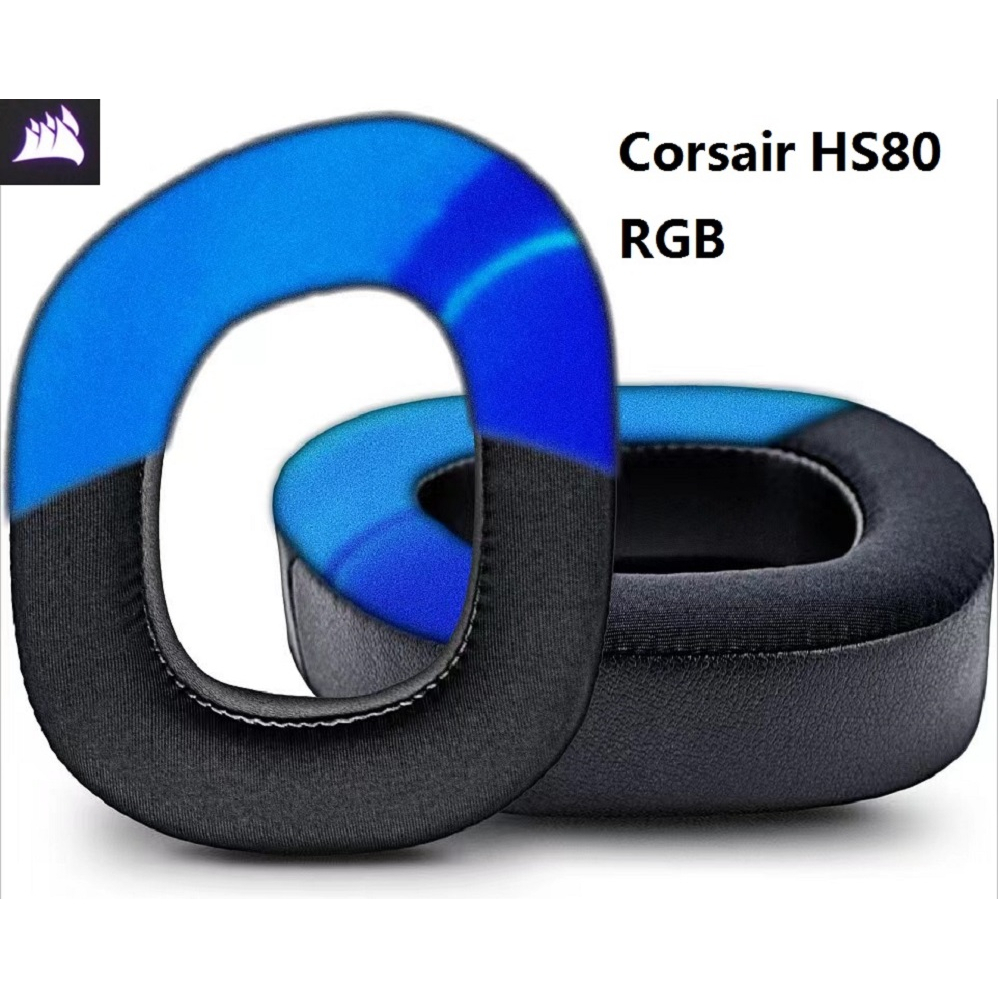 Upgraded Thicked Cooling Gel Earpad For CORSAIR HS80 HS 80 RGB Headset