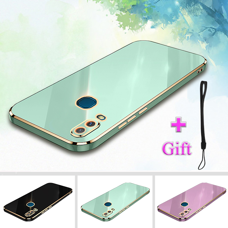 VIVO Y11 2019 VIVO 1906 Traight Edge Electroplated Plating case
