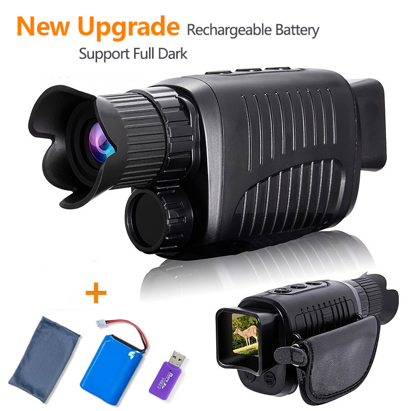 Monocular Night Vision Goggles Device 1080P HD Infrared 5X Digital