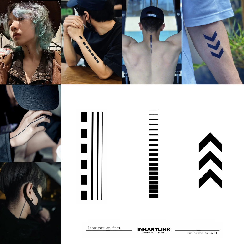 Lasts To 2 Weeks Tattoo Sticker Waterproof Long Lasting Temporary Fake