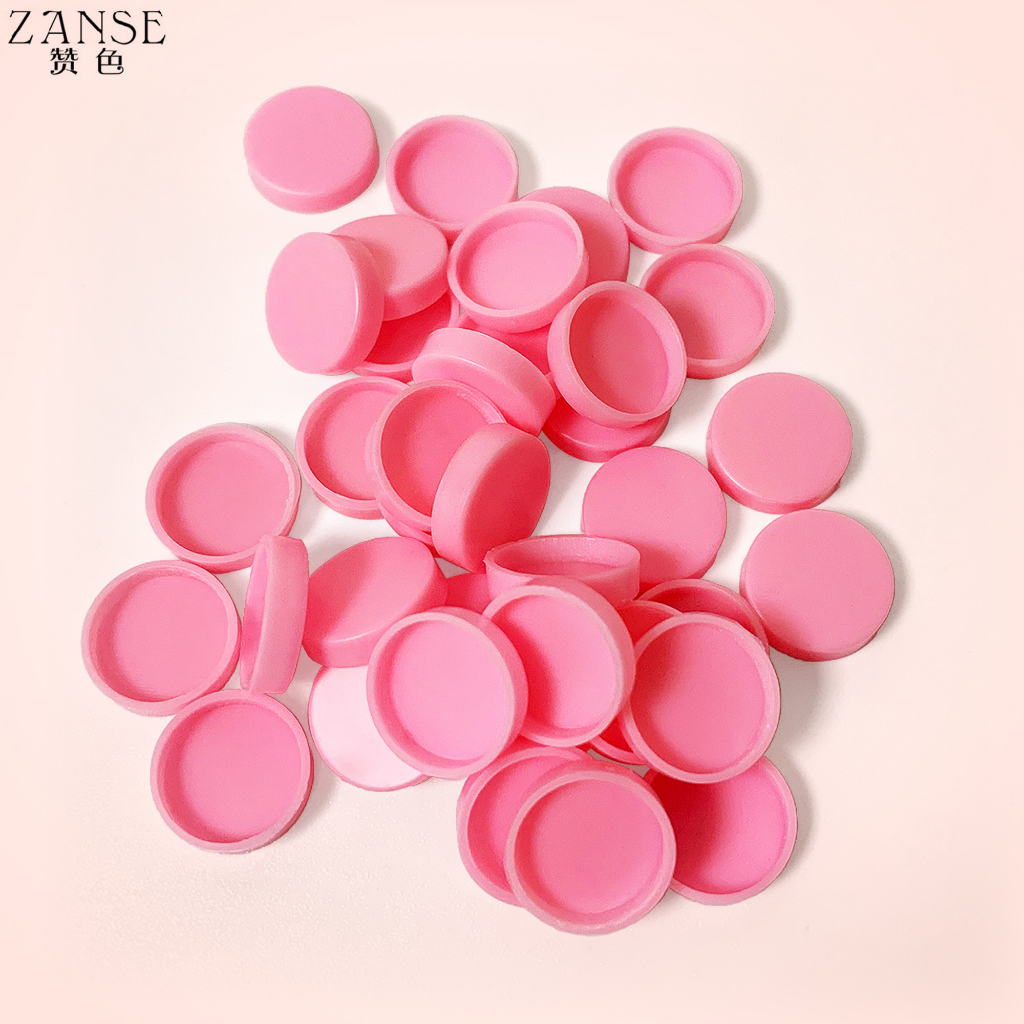 ZANSE 100 pcs Disposable white Pink Glue Holder Adhesive Pallet For ...
