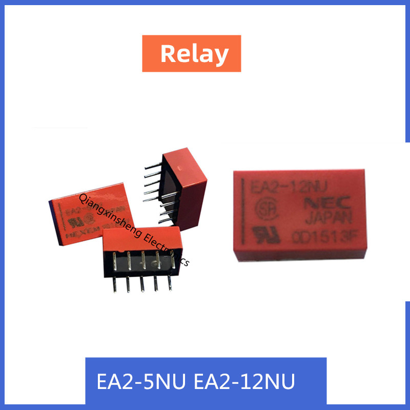 Mini Electronic Relay EA2-5NU EA2-12NU Relay 10 Pins 1A Double Open ...