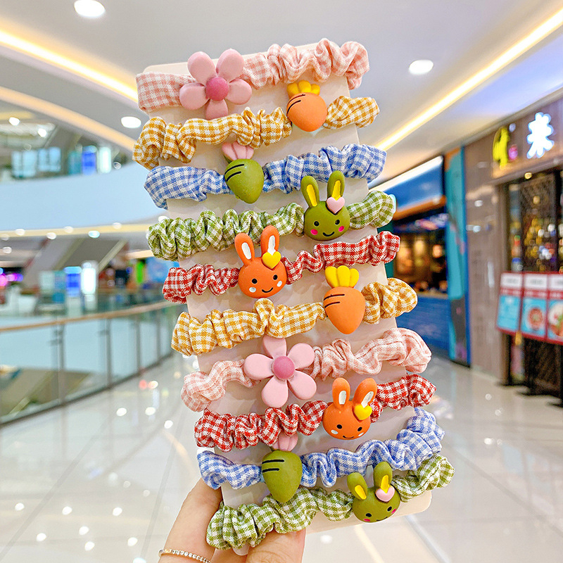 Hair rope Hair rope, hair loop Girls Small Intestines Hair Ring Head ...
