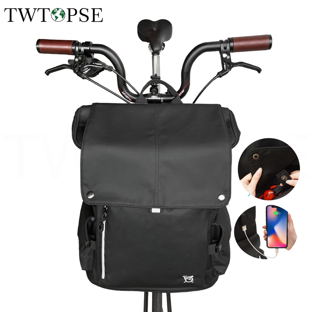 TWTOPSE Multifunction Backpack M Bike Bags For Brompton Folding Bicycle