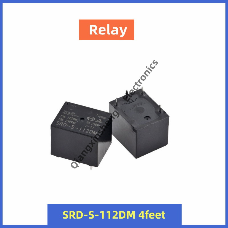 Mini Electronic Relay SRD-S-112DM SRD-S-124DM 4 Pin Relay | Shopee ...