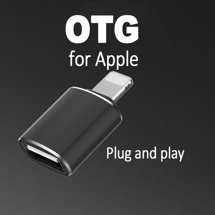 Portable OTG Adapter For Flash Drive Sound Card Reader Lightning OTG to