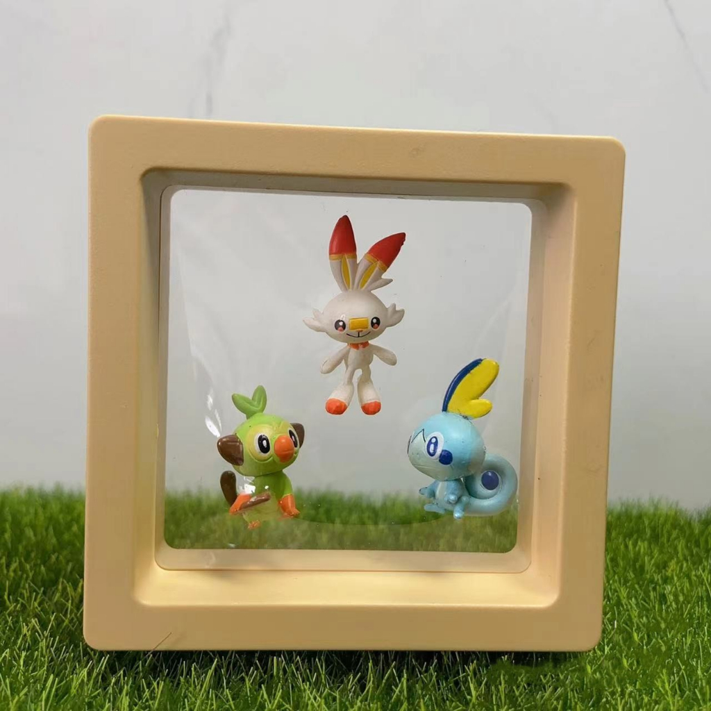 Pokemon figures Scorbunny Raboot Cinderace Grookey Thwackey Rillaboom ...