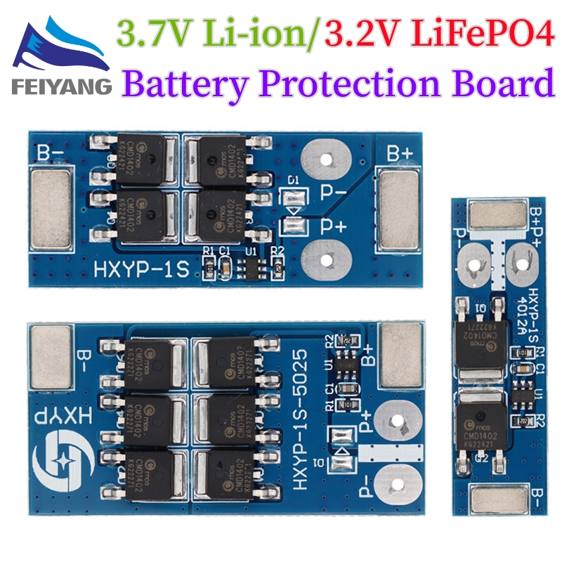 thumbnail image 2 of HXYP 1S 24A BMS PCB Protection Board For 3.2V 3.6V LiFePo4 / LiFe 18650 Batteries 2 of 3